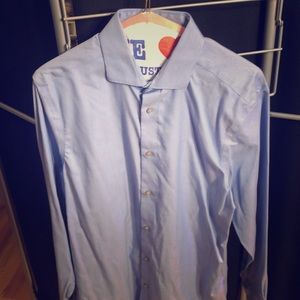 Calvin Klein striped dress shirt 16; 32/33